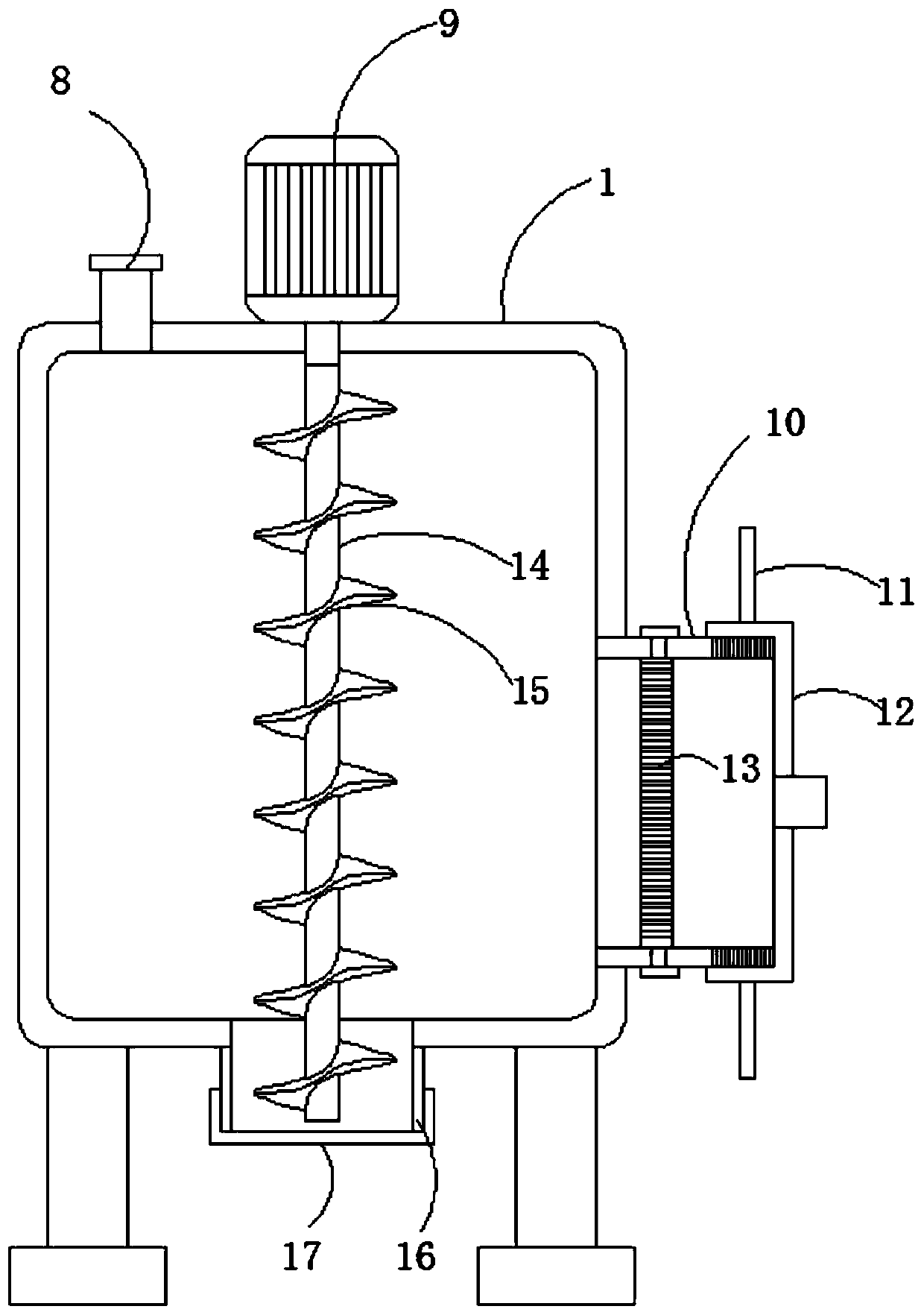 Municipal sewage purification device