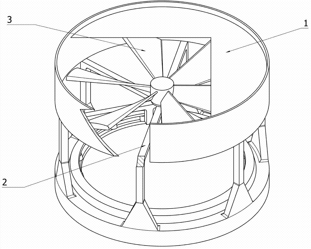 An annular air purification and humidification device