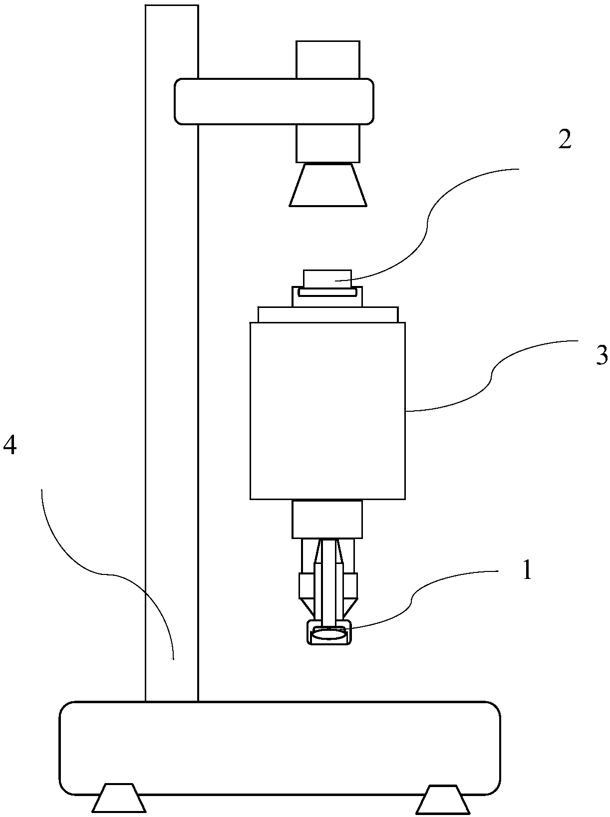 Optical fiber cutting head zero focus measurement system and method