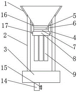 Urea sampling device convenient for sampling urea in different stages