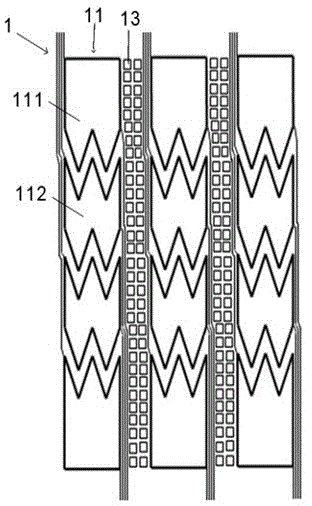 Wiring structure of monolayer information technology outsourcing (ITO)