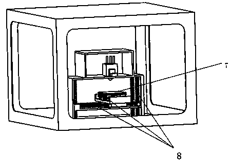 Colored 3D (Three Dimensional) printing equipment using fused deposition modeling method