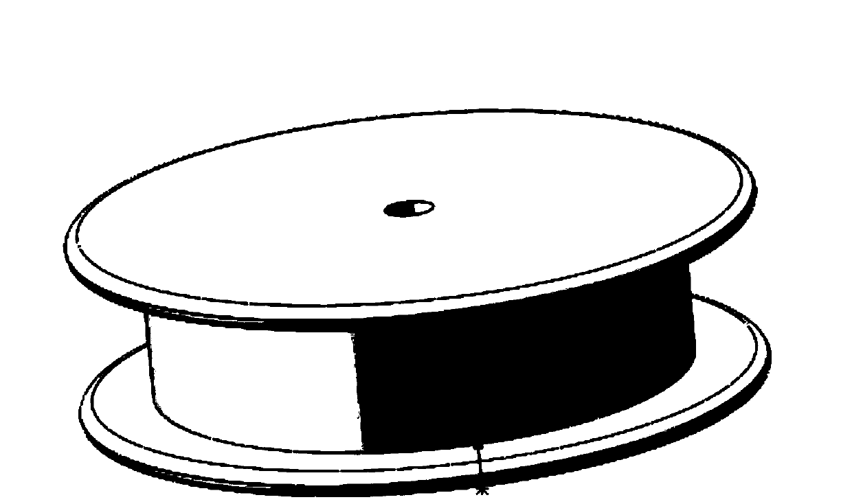 Online real-time measuring device for outer diameter of traction steel wire rope and measuring method for online real-time measuring device