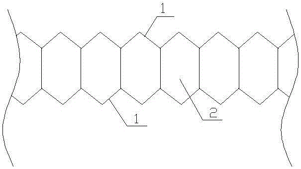 Honeycomb-type air filtration yarn for doors and windows