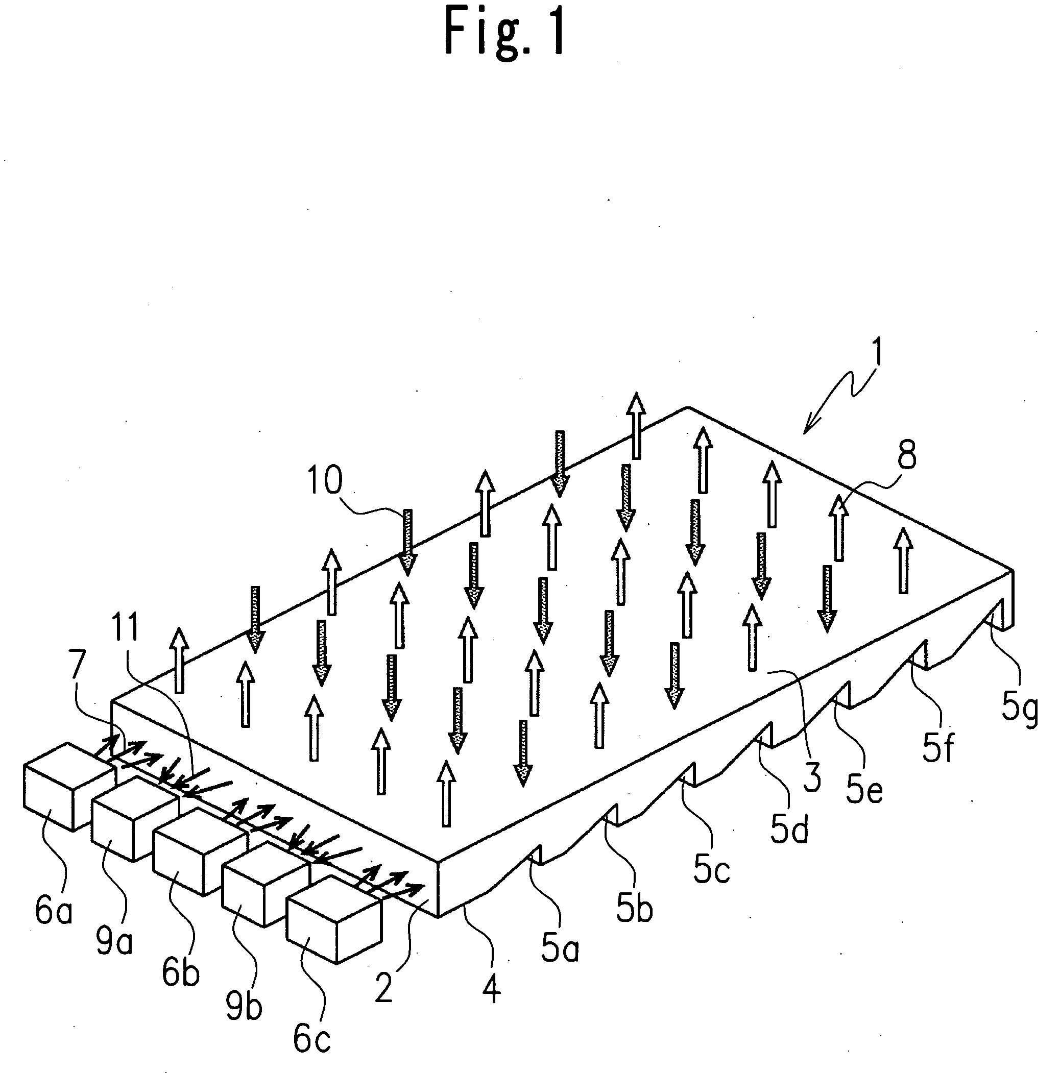 Multifunctional-type backlight unit and information device using said backlight unit