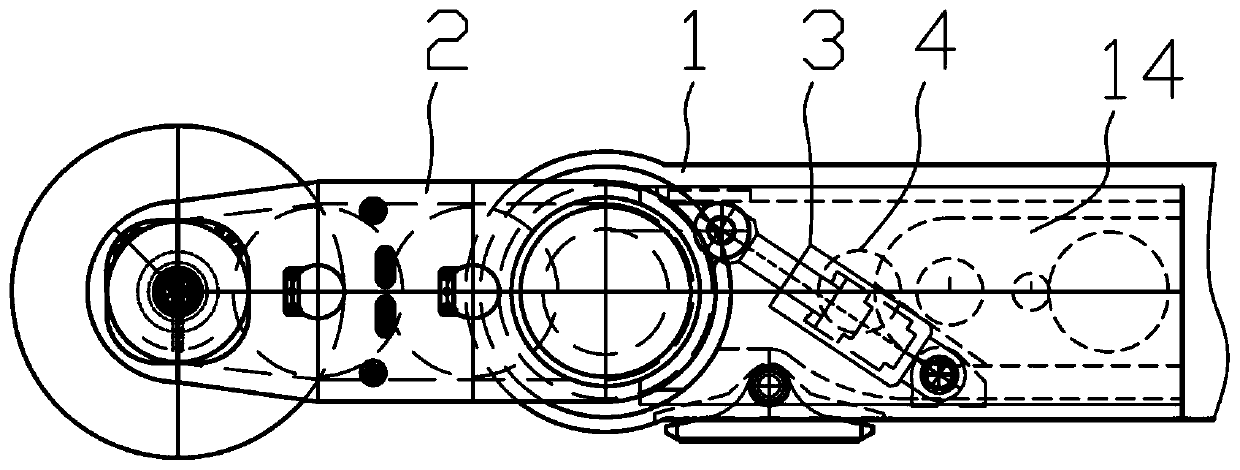 Height-adjustable cutting system with internal power