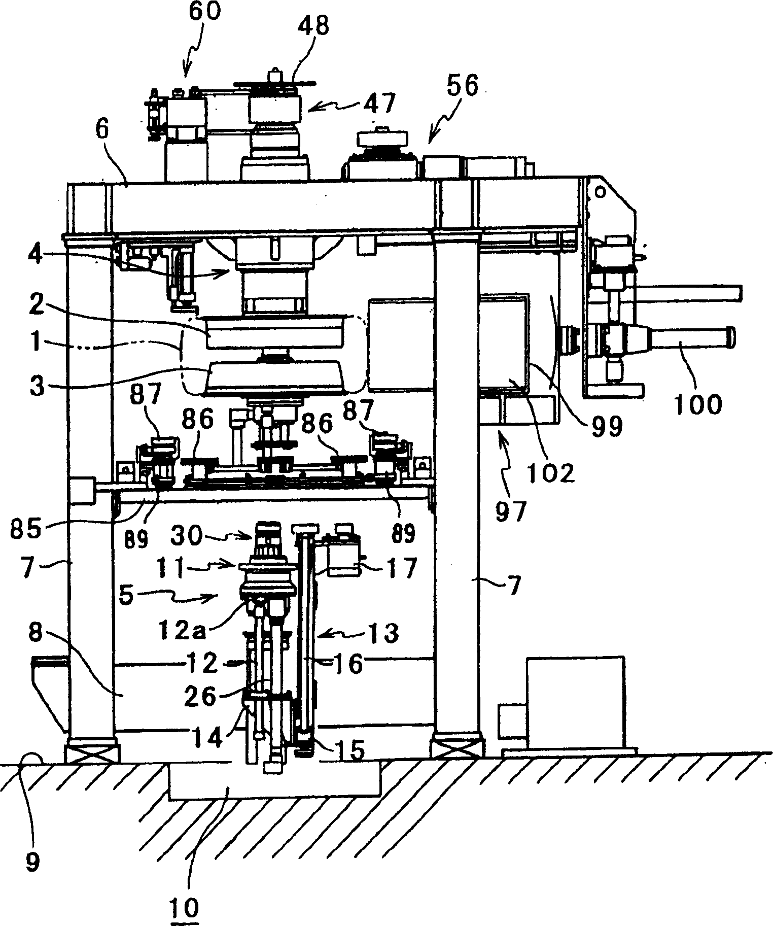 Tyre evenness tester