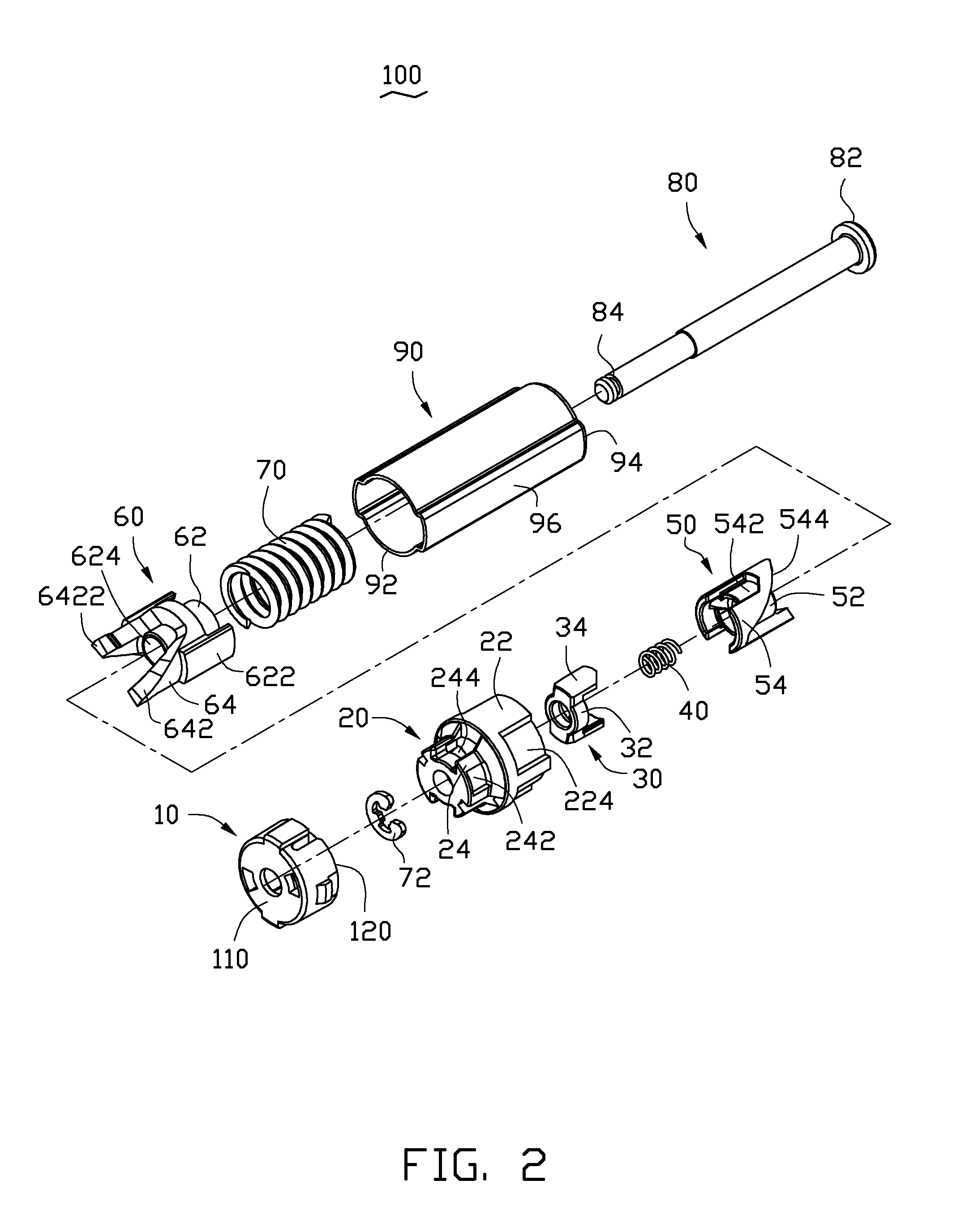 Button activated spring-loaded hinge assembly