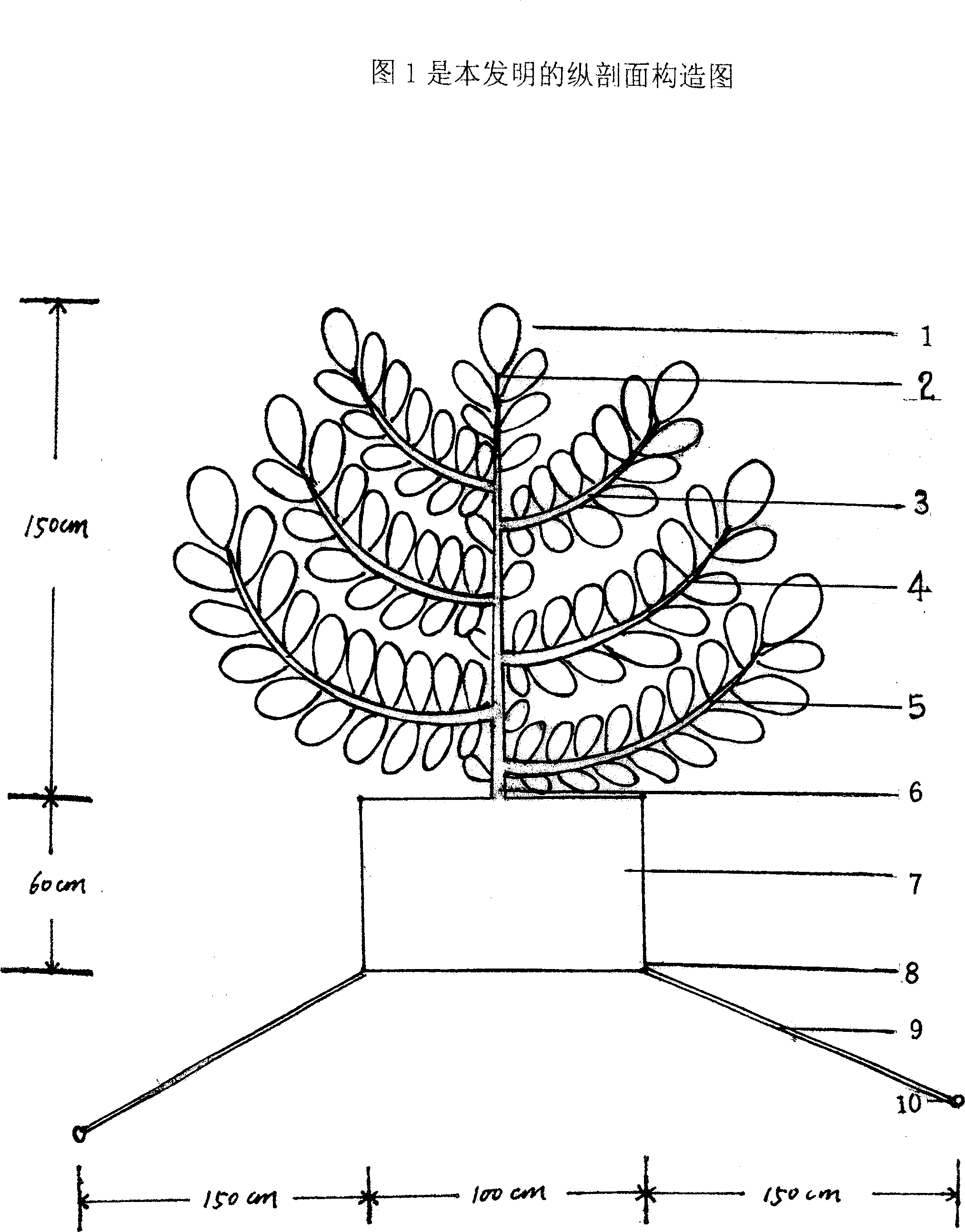 Rain-collection and artificial water-conpensation and water-saving seepage irrigation device