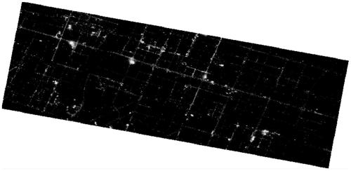 Orthorectification processing method for night scene images