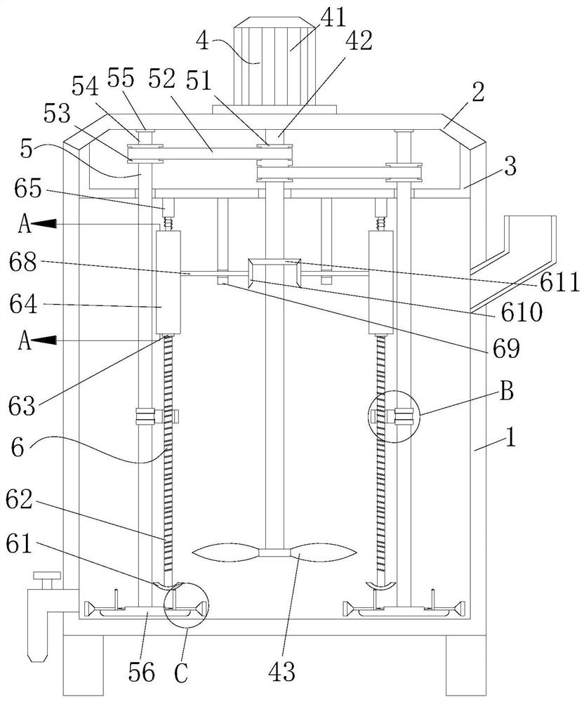 Mixing equipment for animal husbandry feed