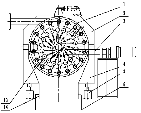 Ringlike quenching device and application method thereof