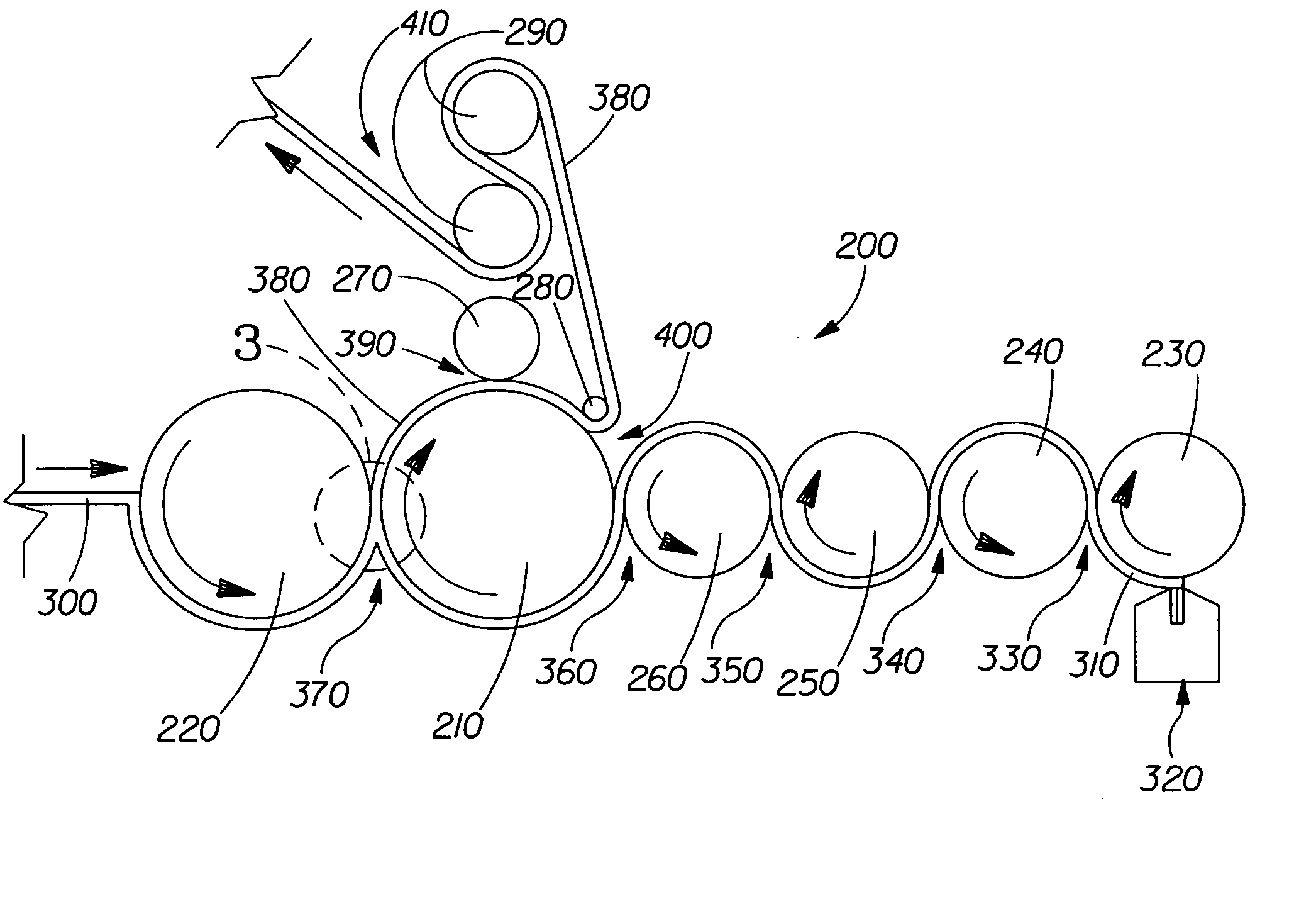 Elements for embossing and adhesive application