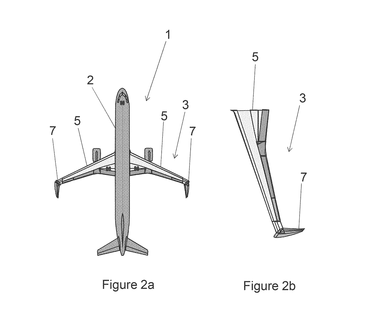 Methods of configuring a wing tip device on an aircraft