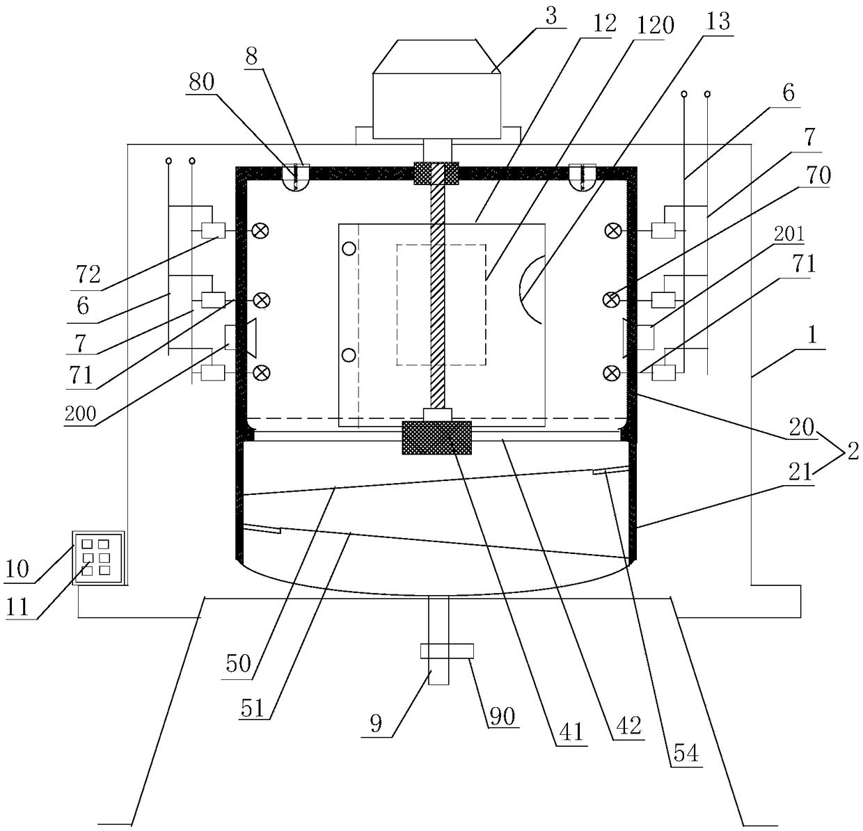 Medical cleaning sterilization disinfection device