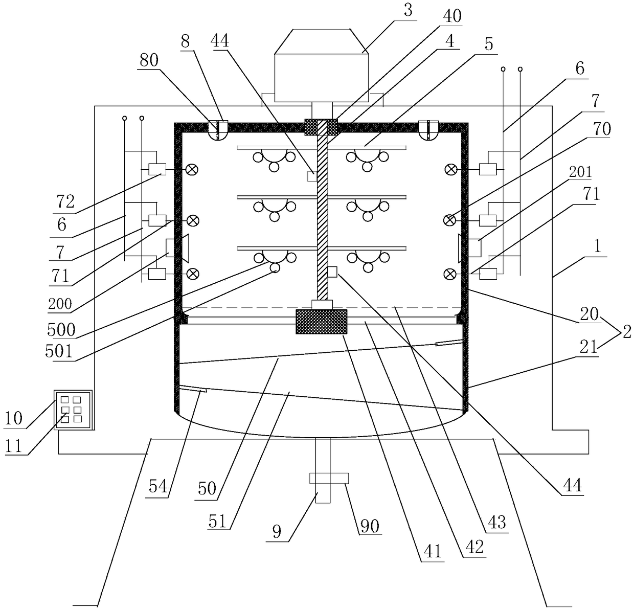 Medical cleaning sterilization disinfection device