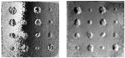 Container inner wall adhesion quality nondestructive detection method based on shearing speckle interferometry