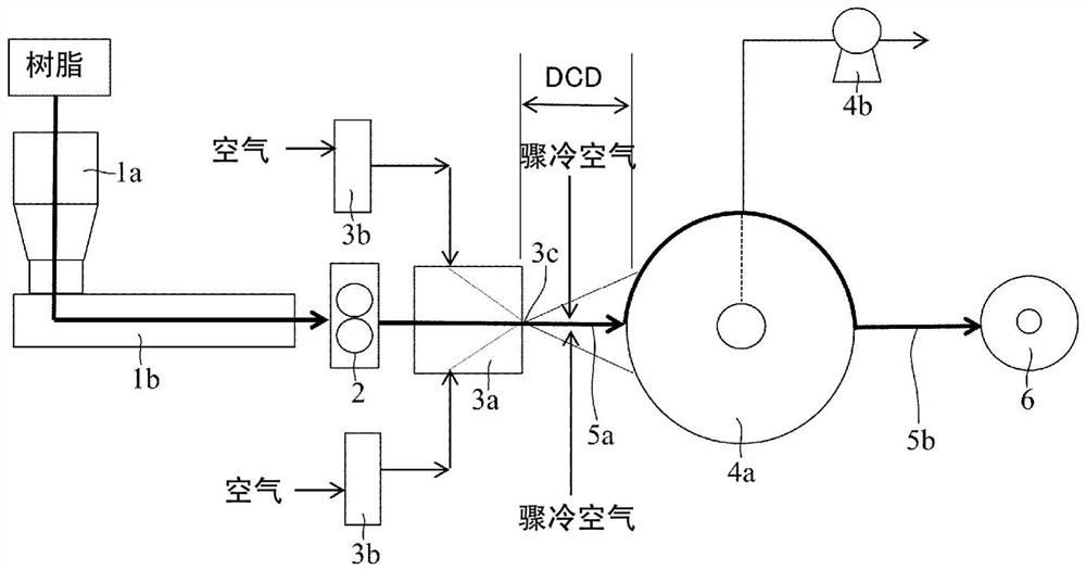 Melt-blown nonwoven fabric for liquid filter, layered body of said melt-blown nonwoven fabric, and liquid filter equipped with layered body