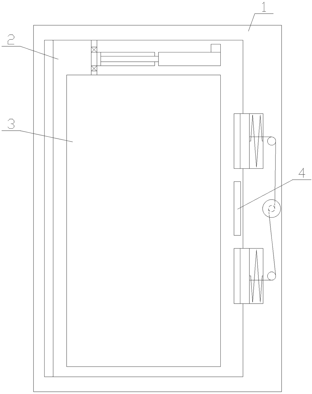 Aluminum alloy window with light blocking function