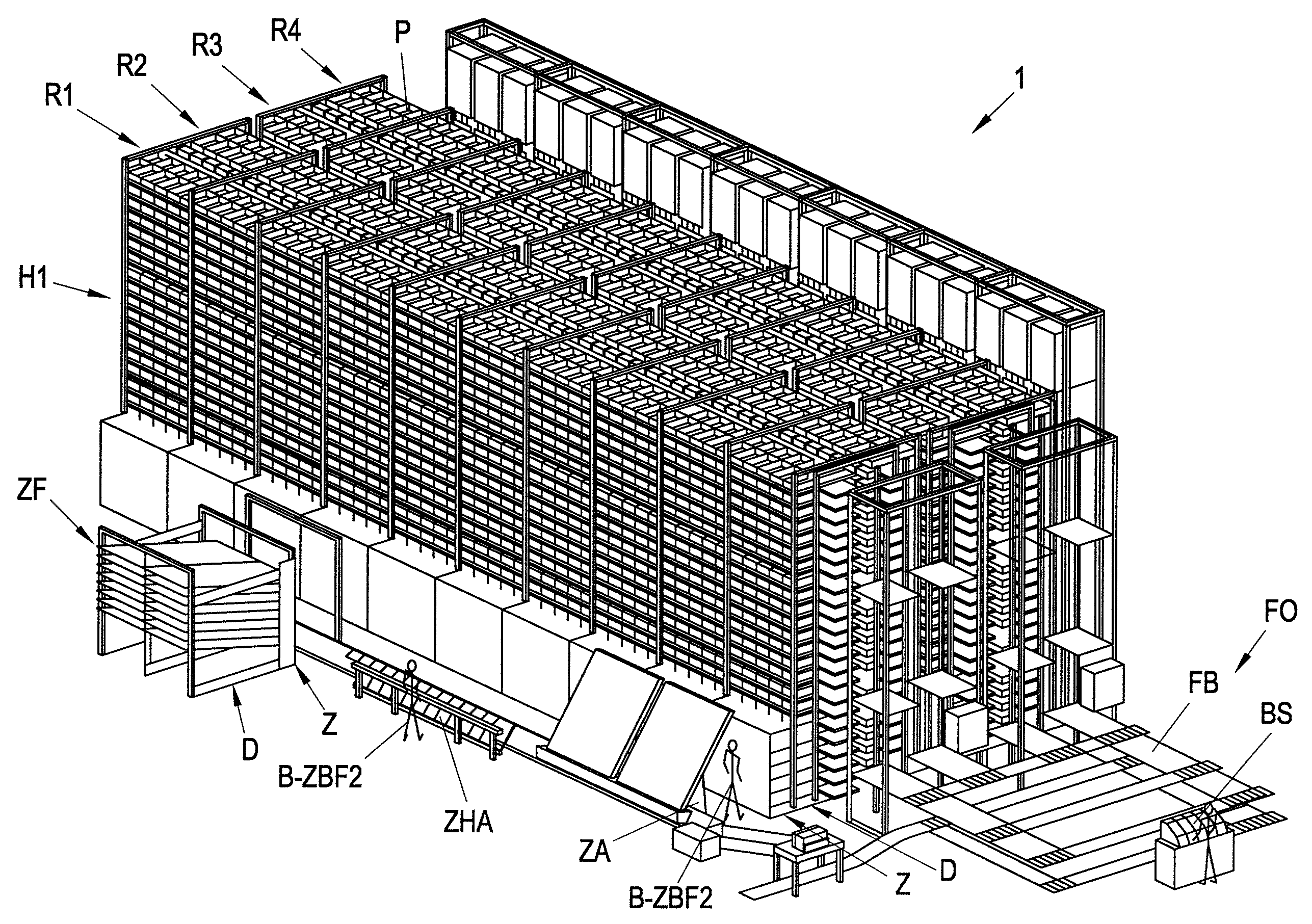 Storage and picking system