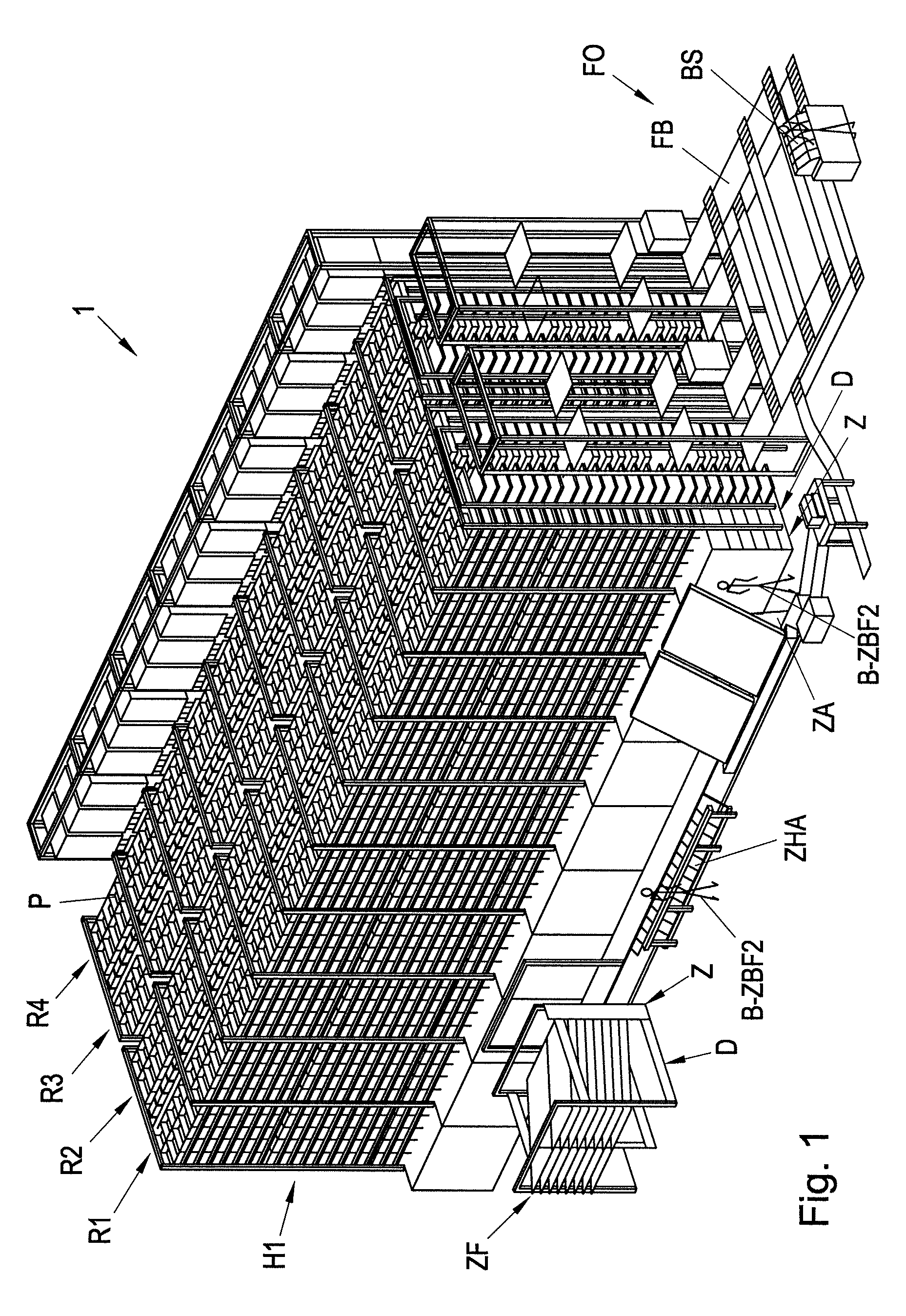 Storage and picking system