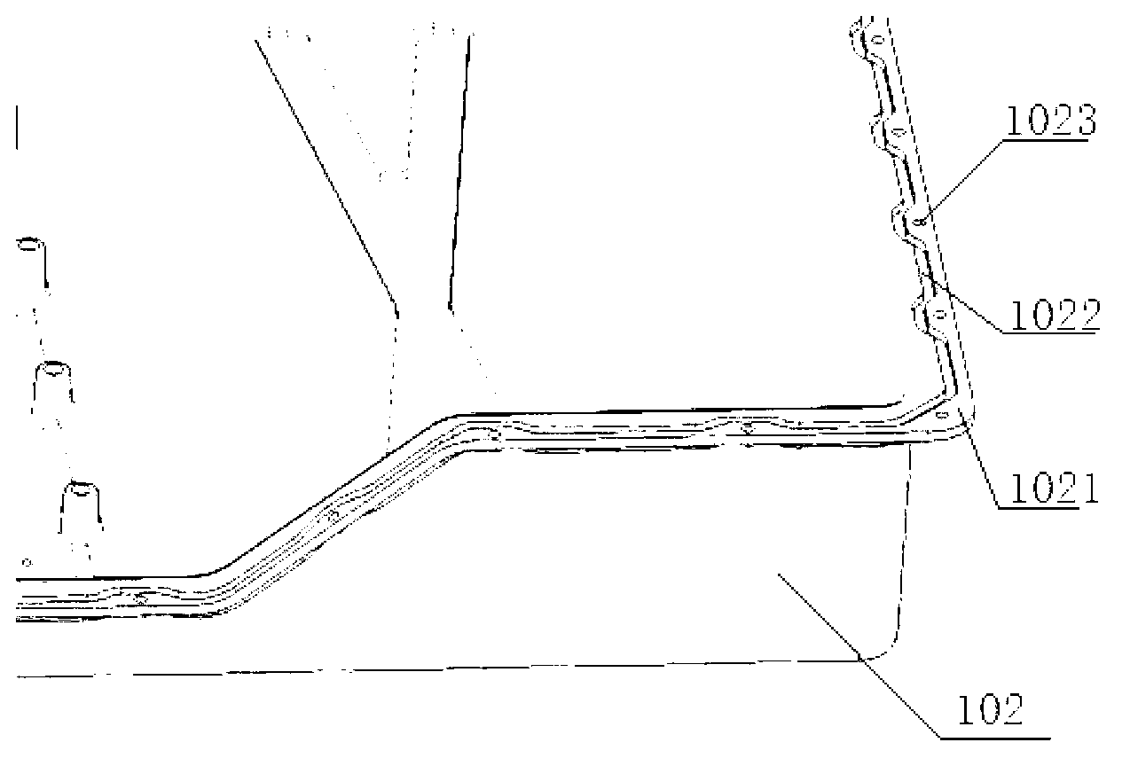 Power battery pack assembly structure of all-electric vehicle