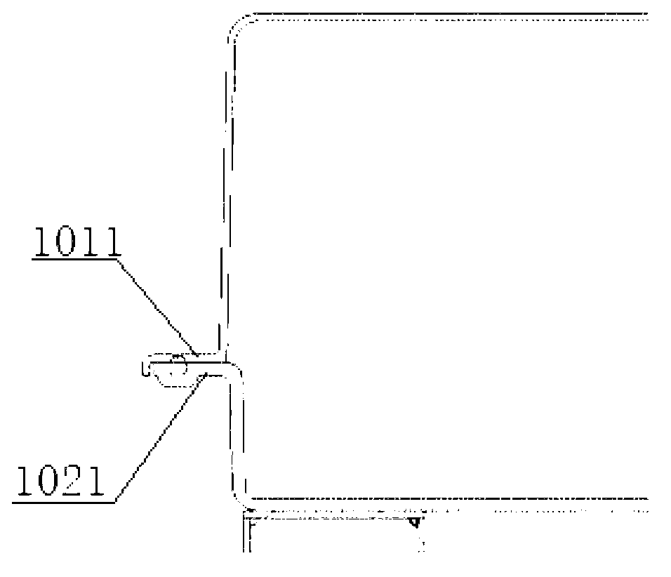 Power battery pack assembly structure of all-electric vehicle