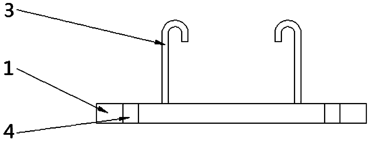 Self-adjusting building embedded part and embedded method thereof