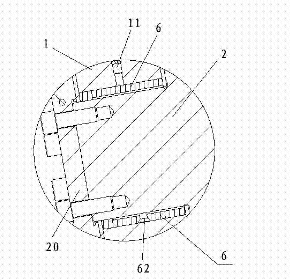 A bearing hinged support