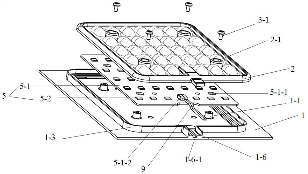 A kind of led module sealing process