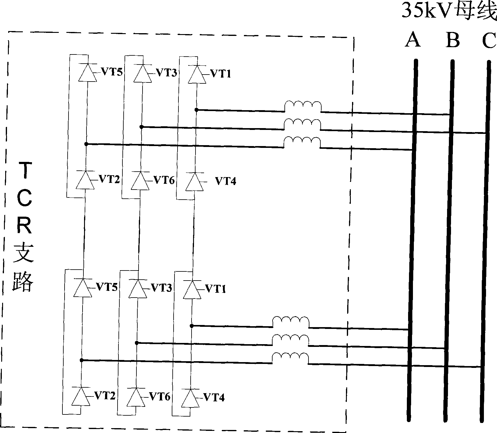 Regulation control method of reconfigurable static reactive-power compensation/DC de-icing composite apparatus