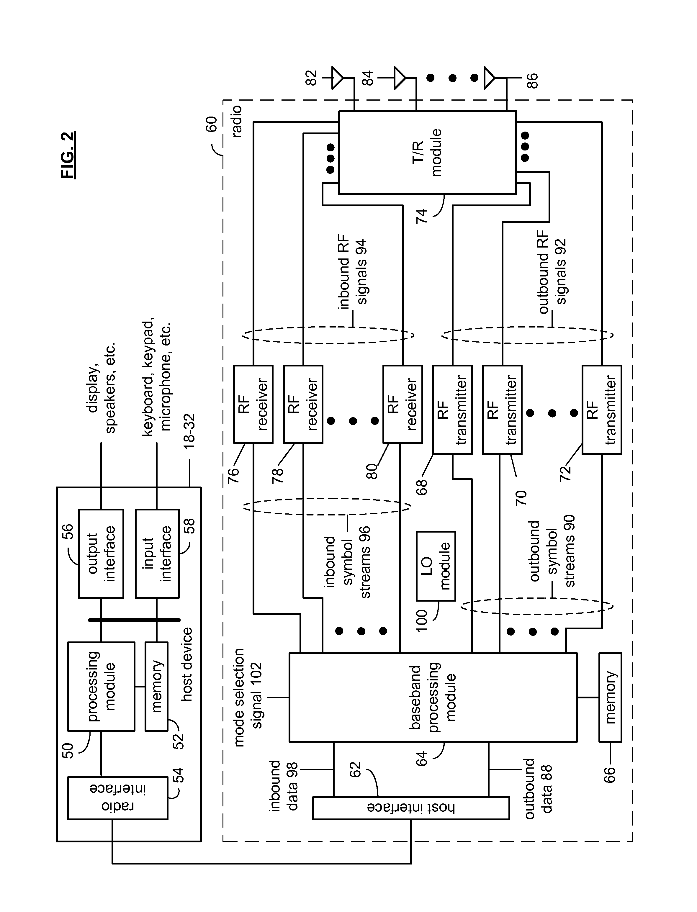 Communication device with phase/angle transformation and methods for use therewith