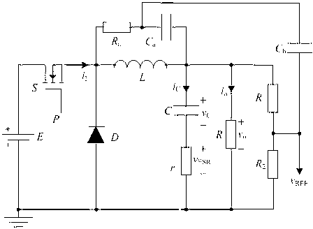 Device and method for suppressing low-frequency fluctuation of pulse-cycle skip modulation switching converter