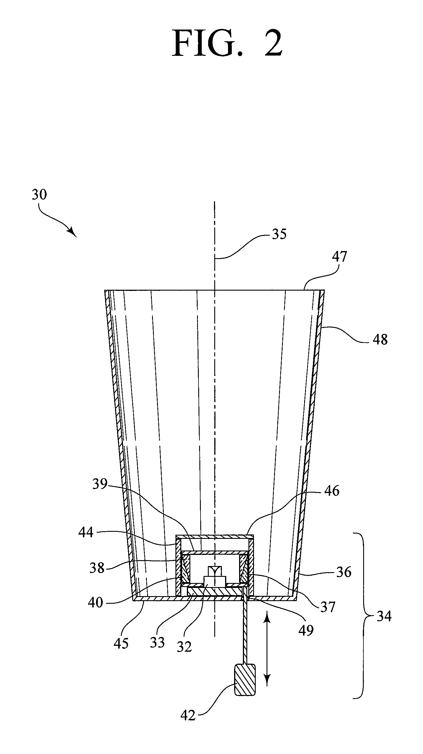 Lighting system with color adjustment means