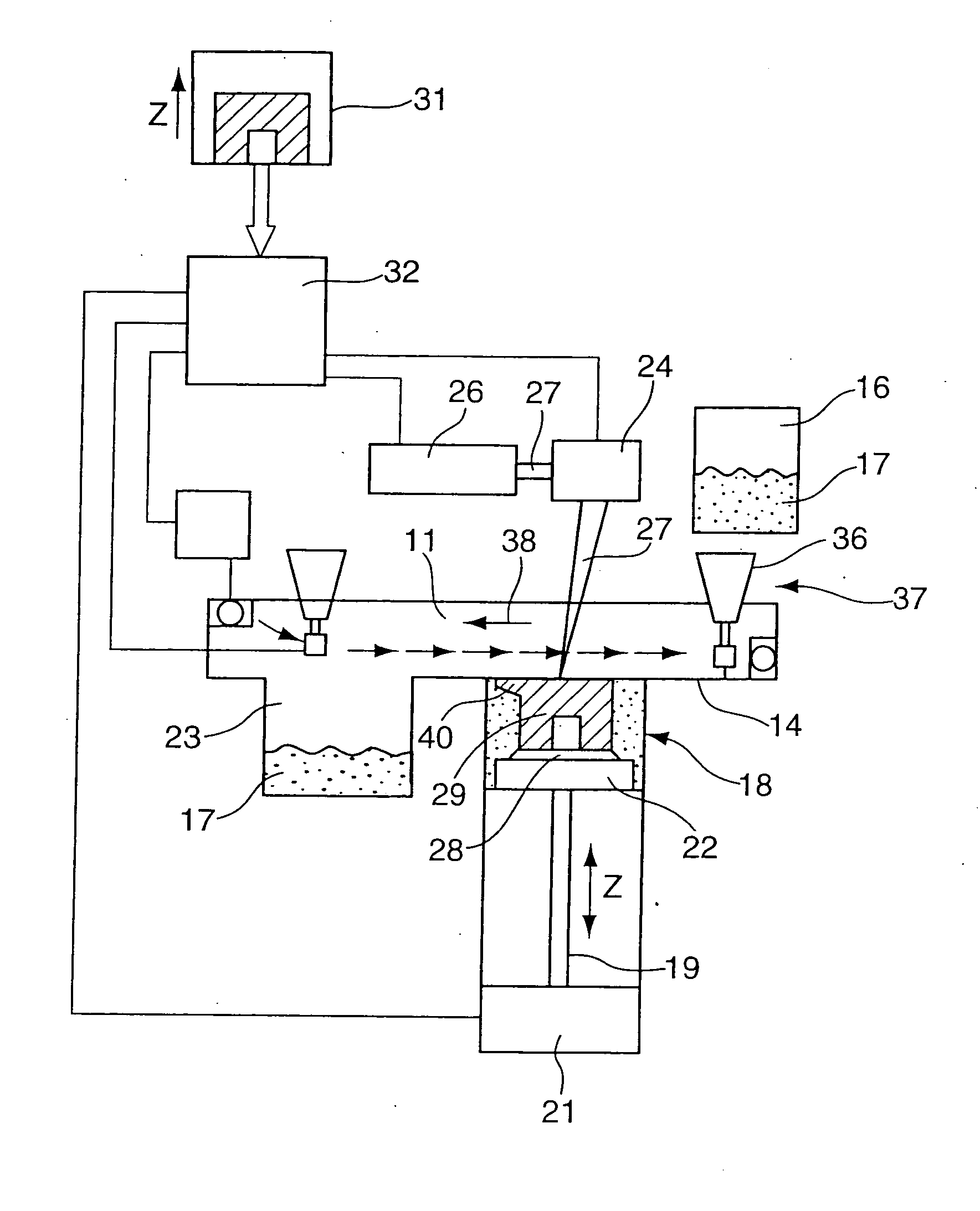 Method for the manufacture of a three-dimensional molding