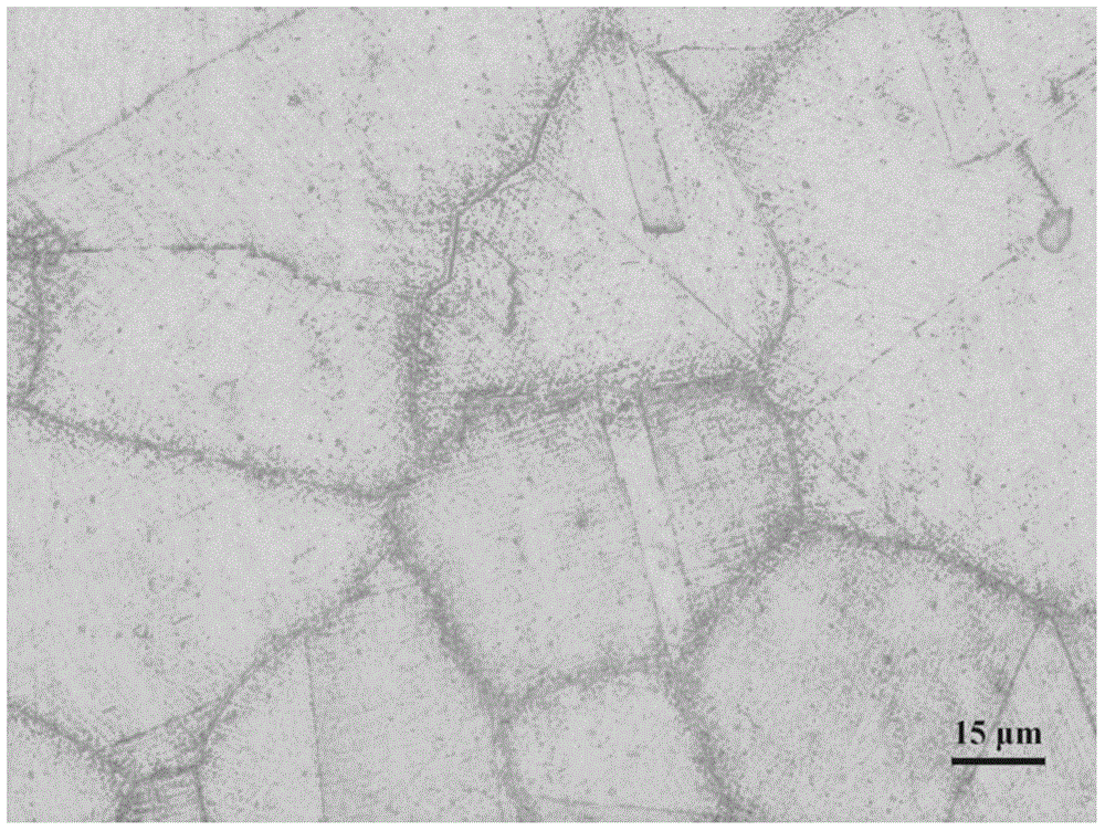 Display method for second phase of austenite heat-resisting steel based on dyeing