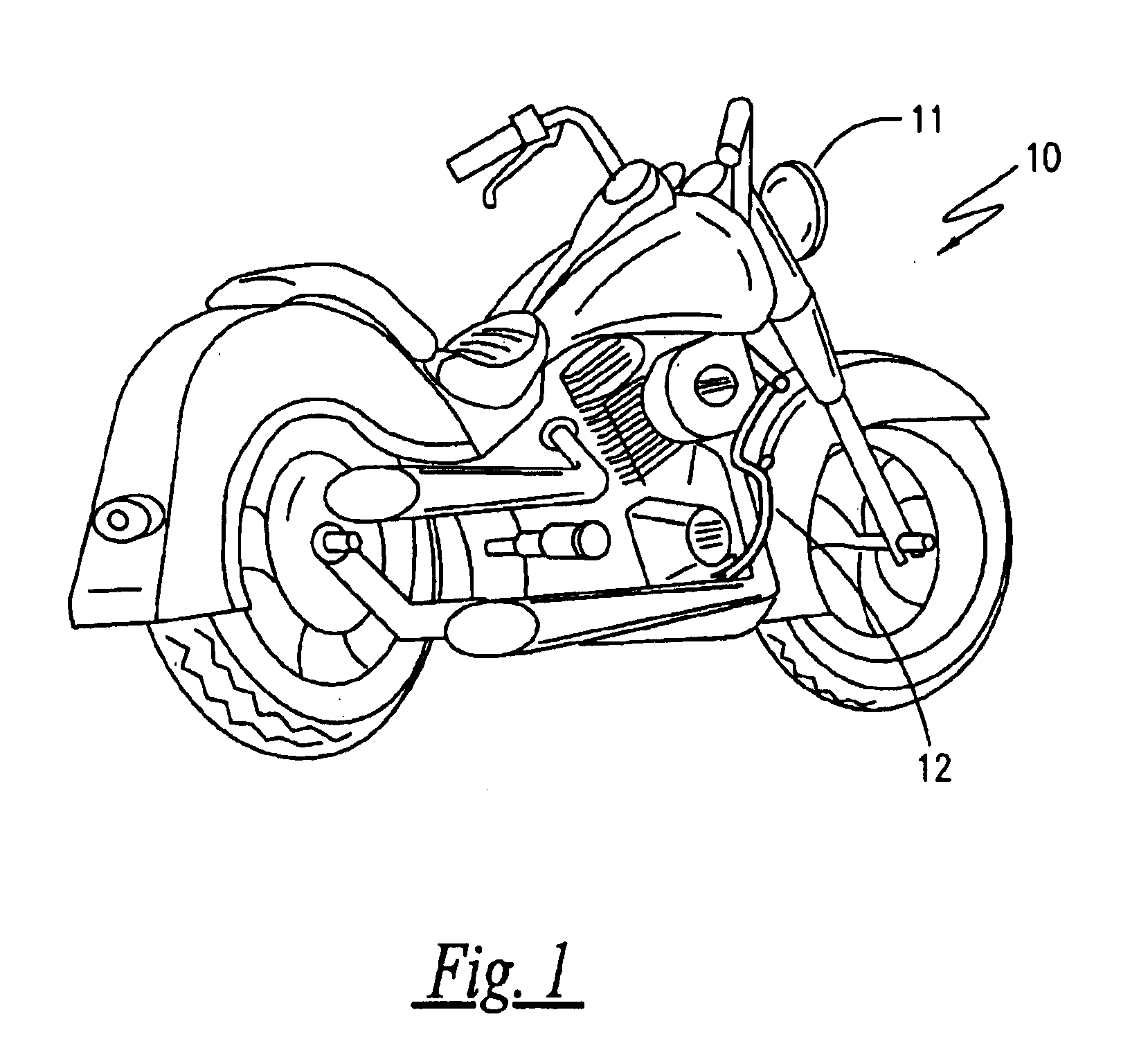 Crash bar for motorcycles