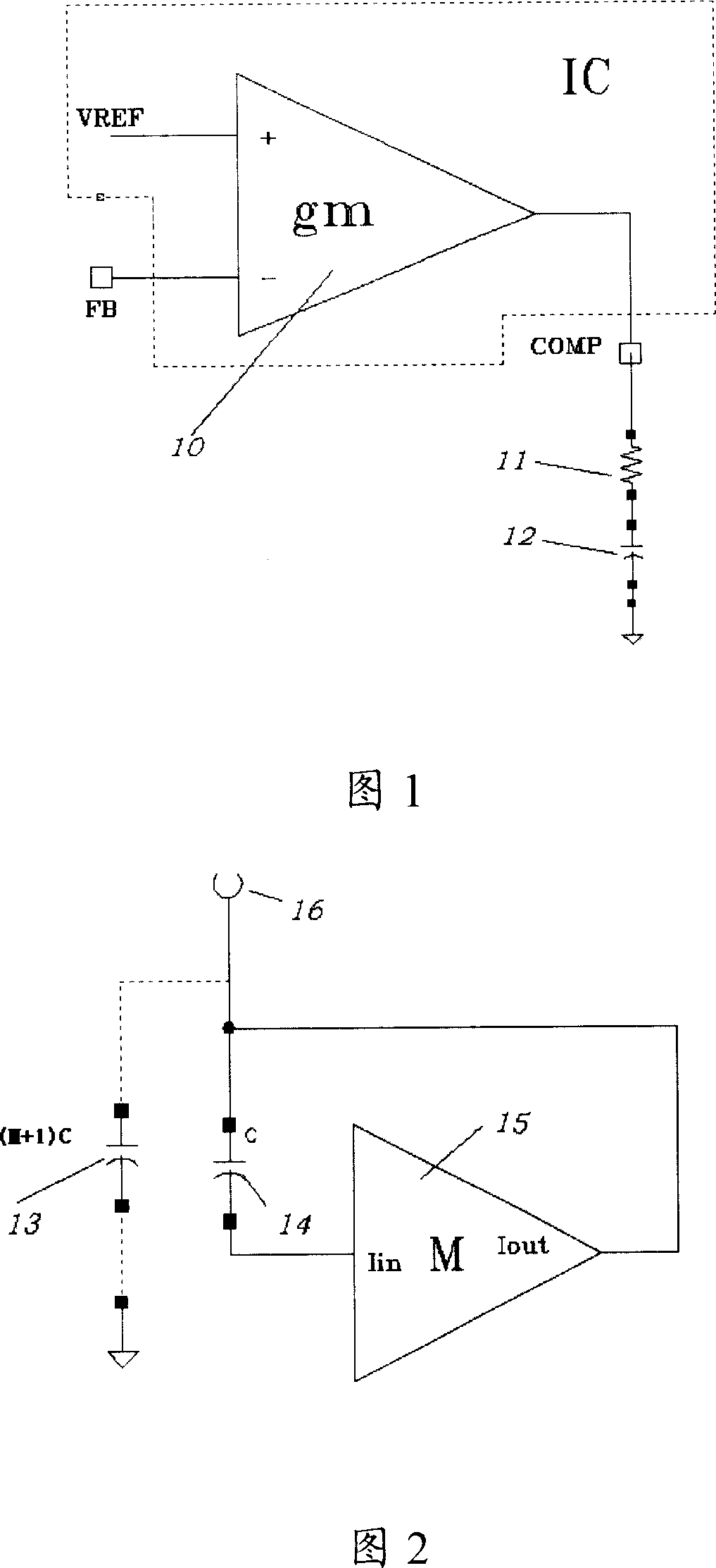 Method and its circuit for realizing multiplication capacitor