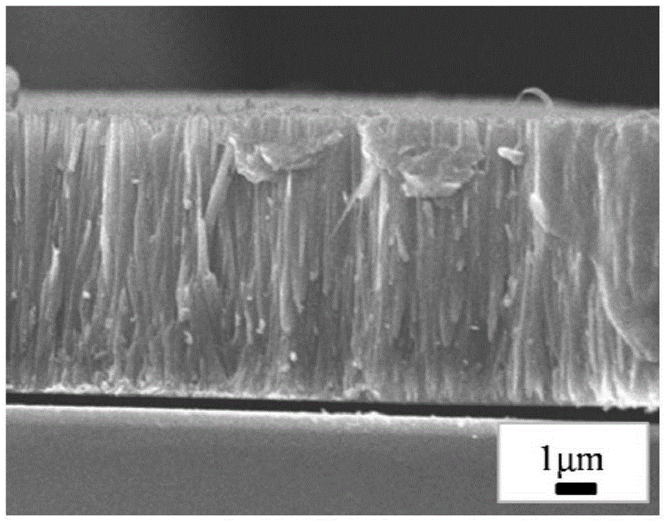 Method for preparing Bi2S3/TiO2 nanorod composite-film photo-anodes