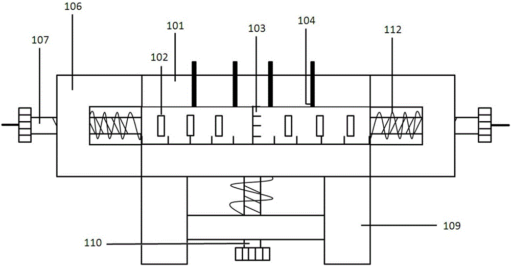 Volume-adjustable square measuring box for measuring dielectric properties of in-vitro biological soft tissues