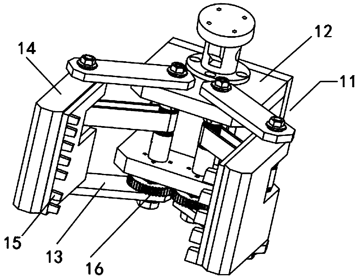 Full-tracked robot for grain processing