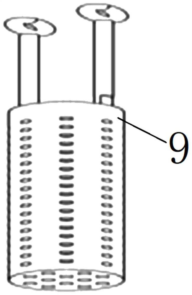 Thermal chemical heat storage material performance detection device