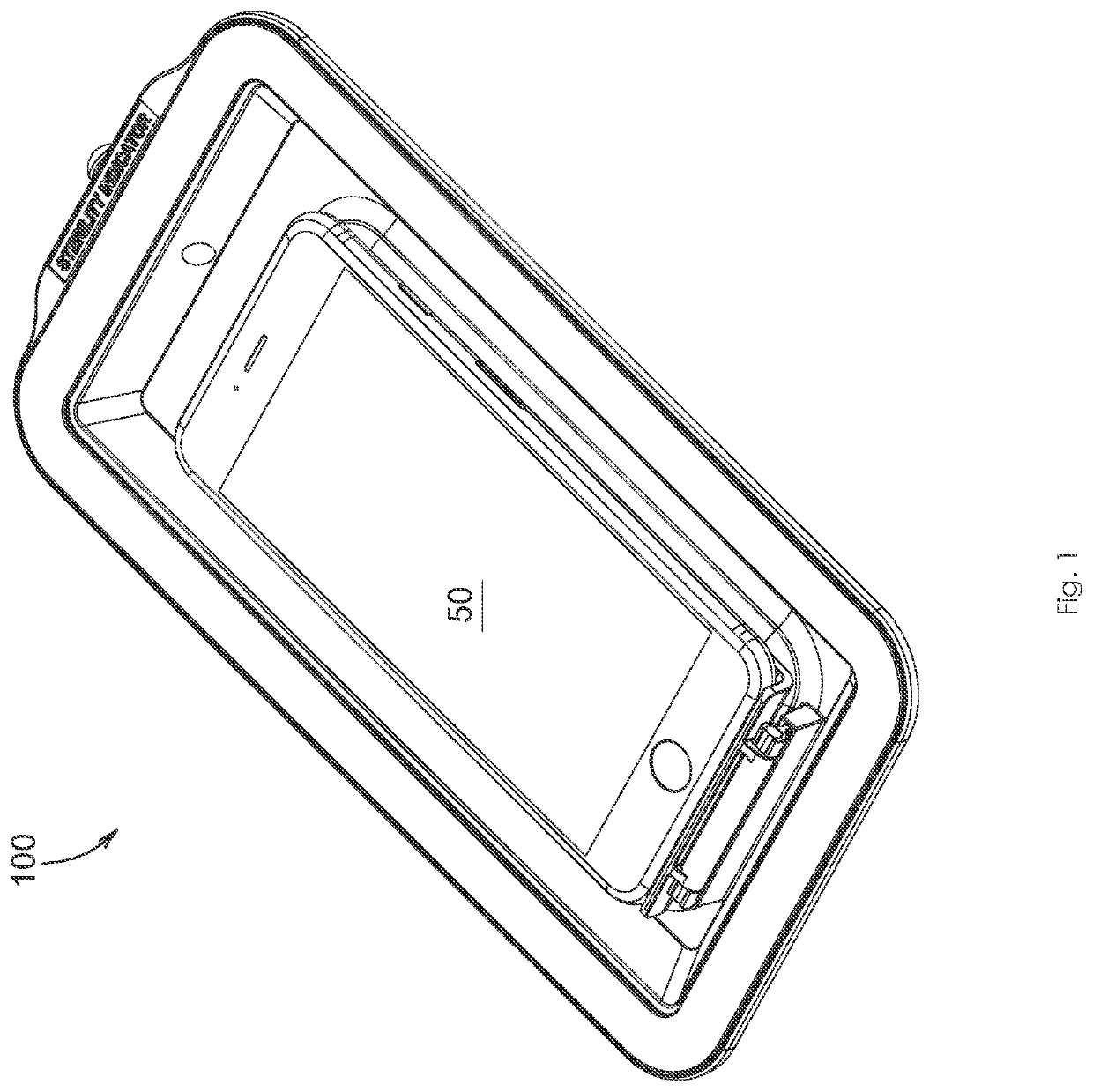 Sterile enclosure for a hand-held electronic device and methods of using thereof