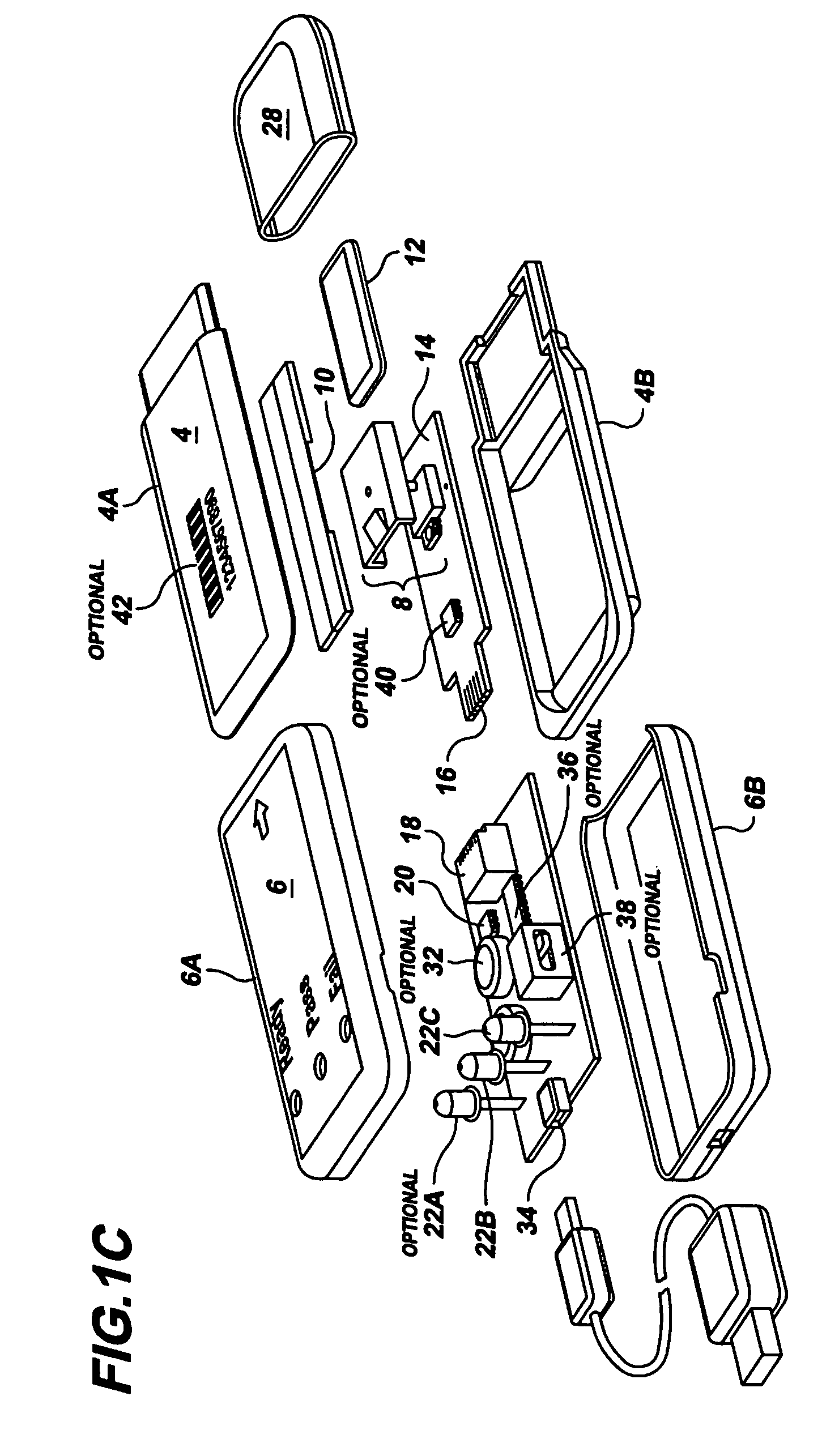 Semi-disposable optoelectronic rapid diagnostic test system