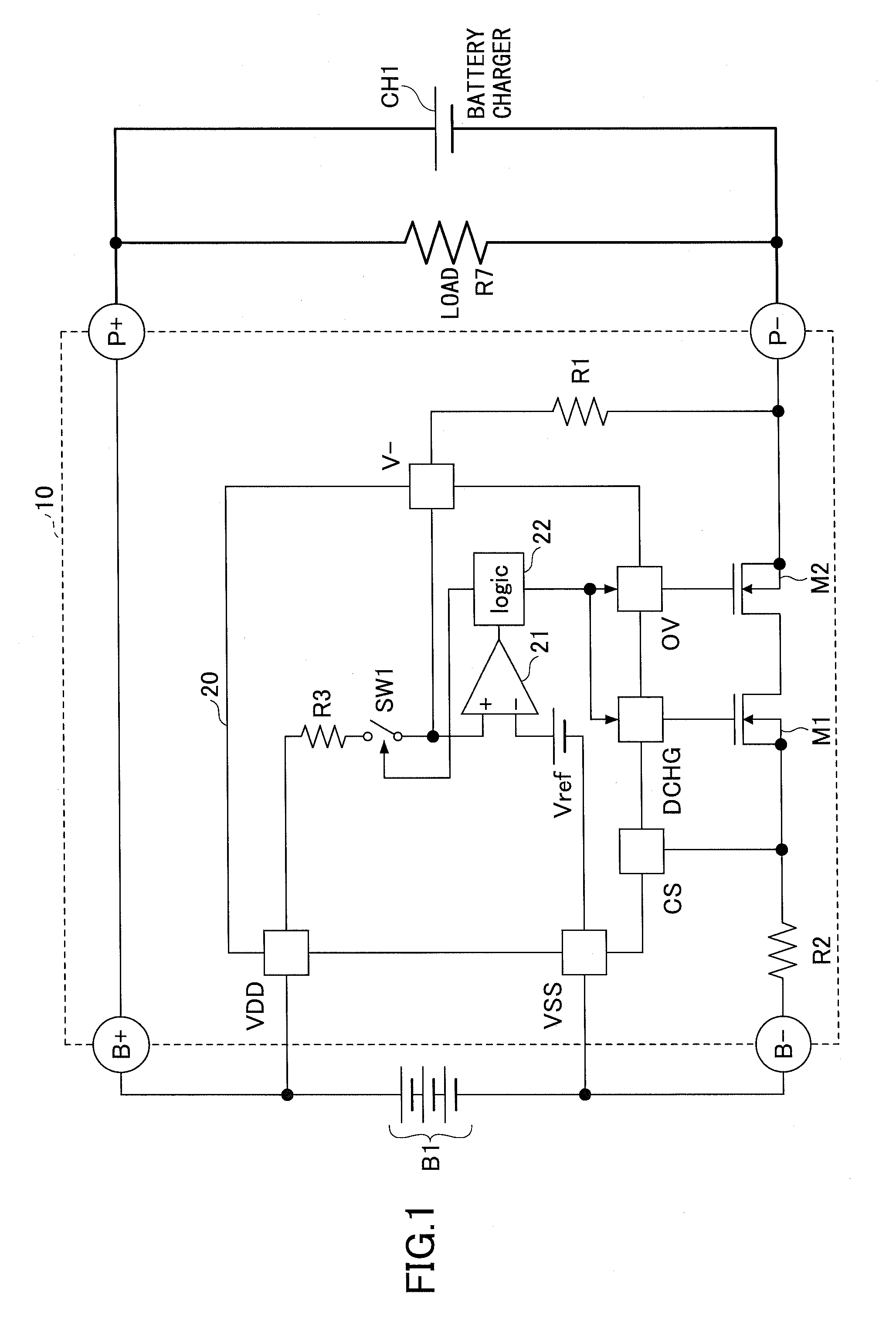 Semiconductor integrated circuit, protection circuit and battery pack