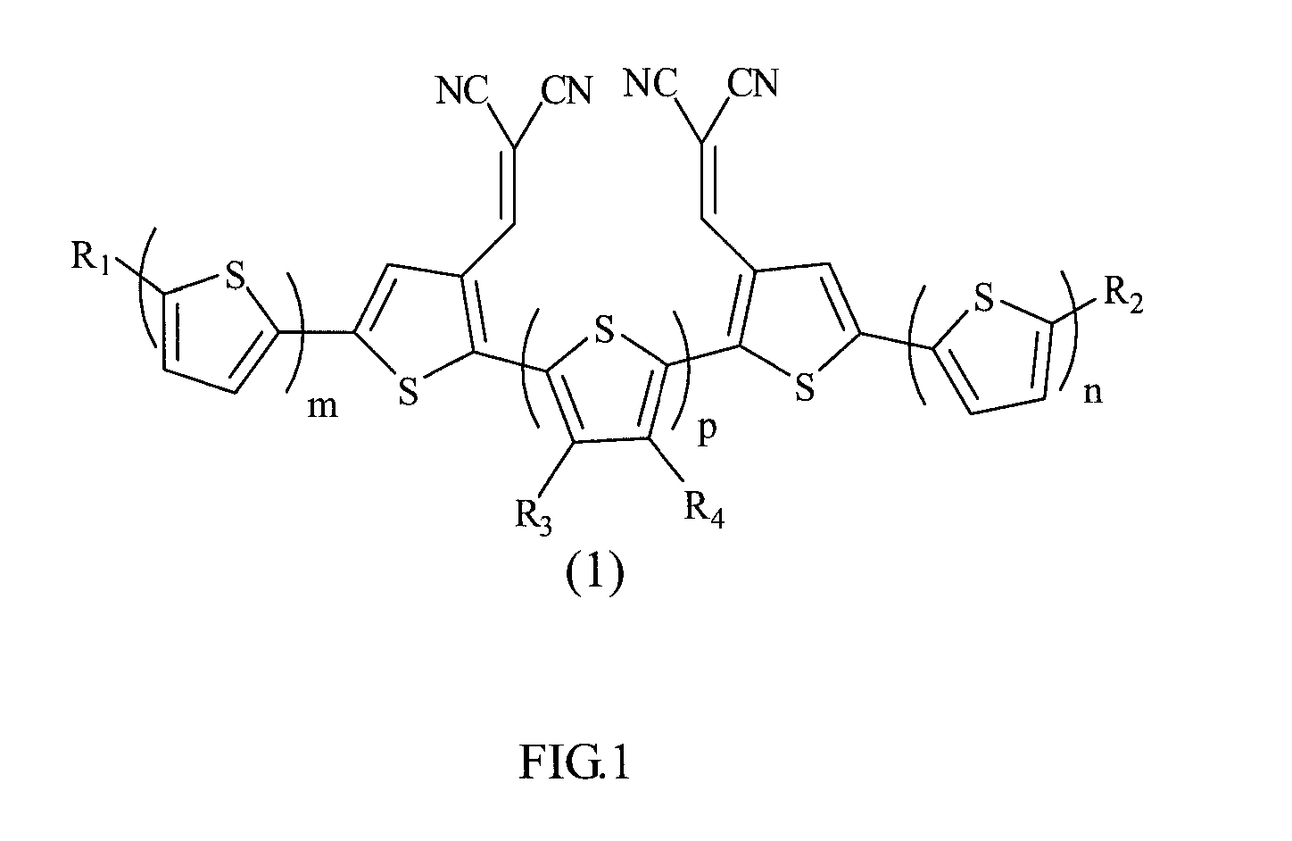 Thiophene-containing organic photoelectric materials, their preparation methods and solar cell devices