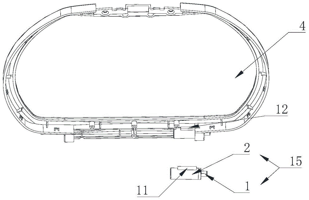 Washing machine cover opening and closing structure and washing machine