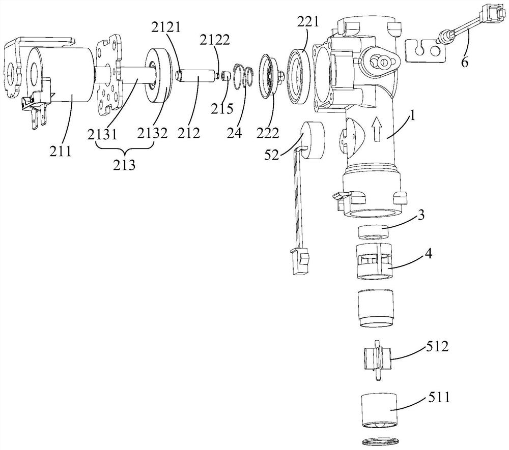 Water flow sensor and water heater