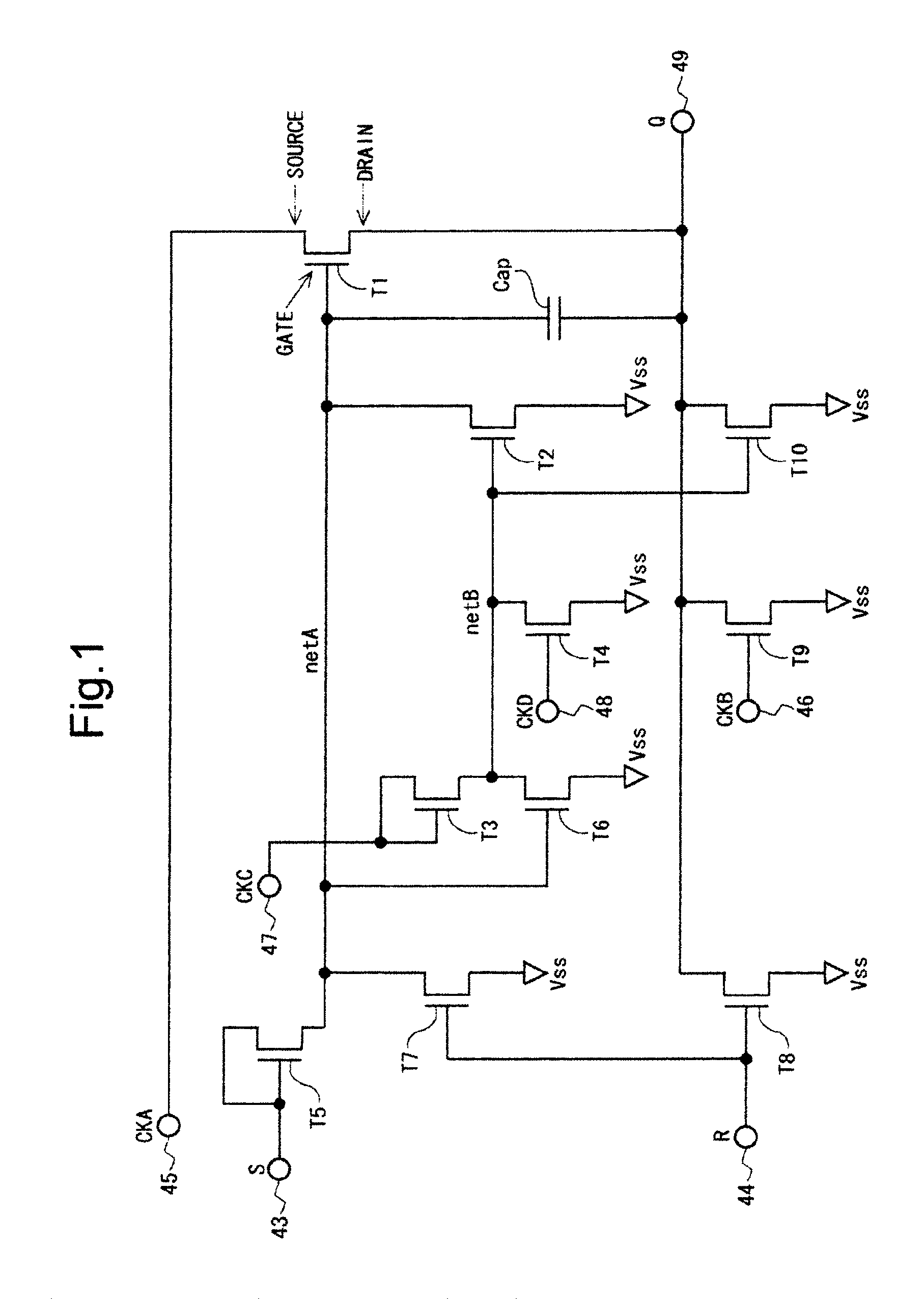 Scanning signal line drive circuit, shift register, and drive method of driving shift register