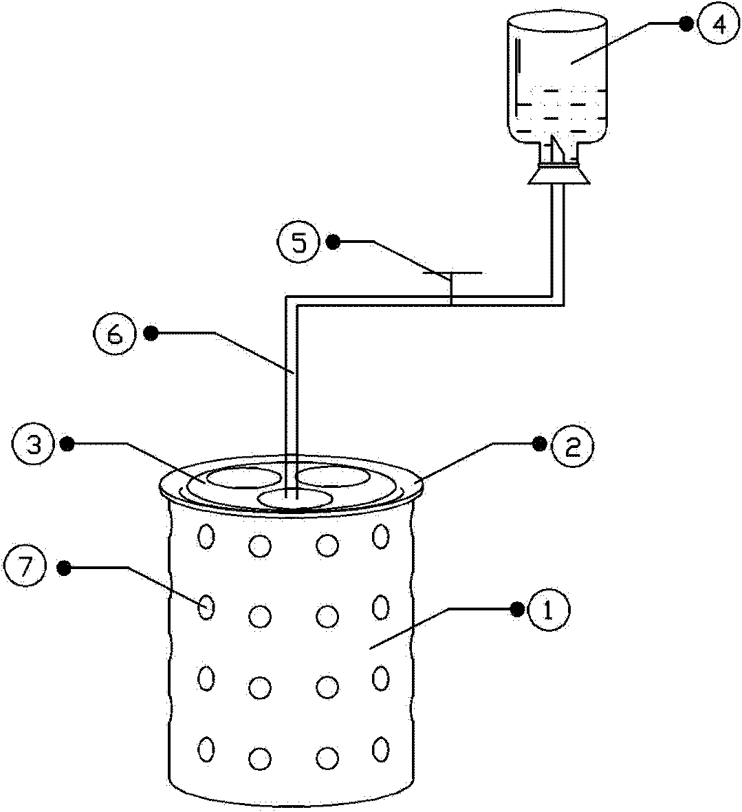 White ant trapping device